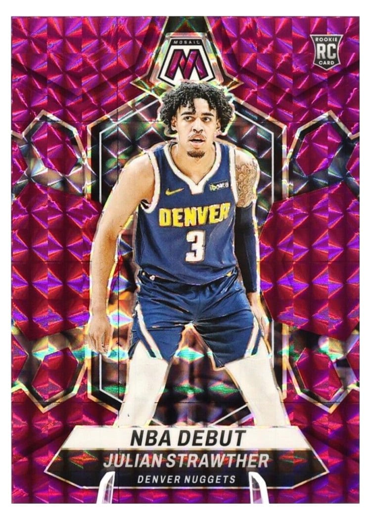 2023-24 Panini Mosaic Base Set Julian Strawther #256 card