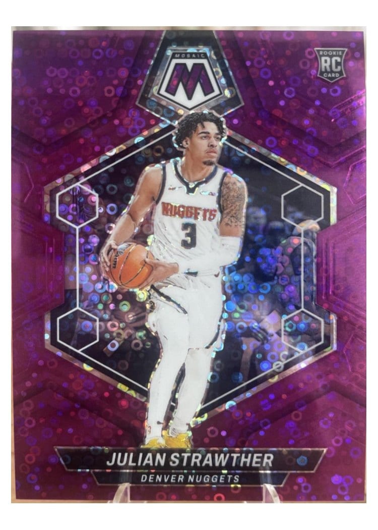 2023-24 Panini Mosaic Base Set Julian Strawther #256 card
