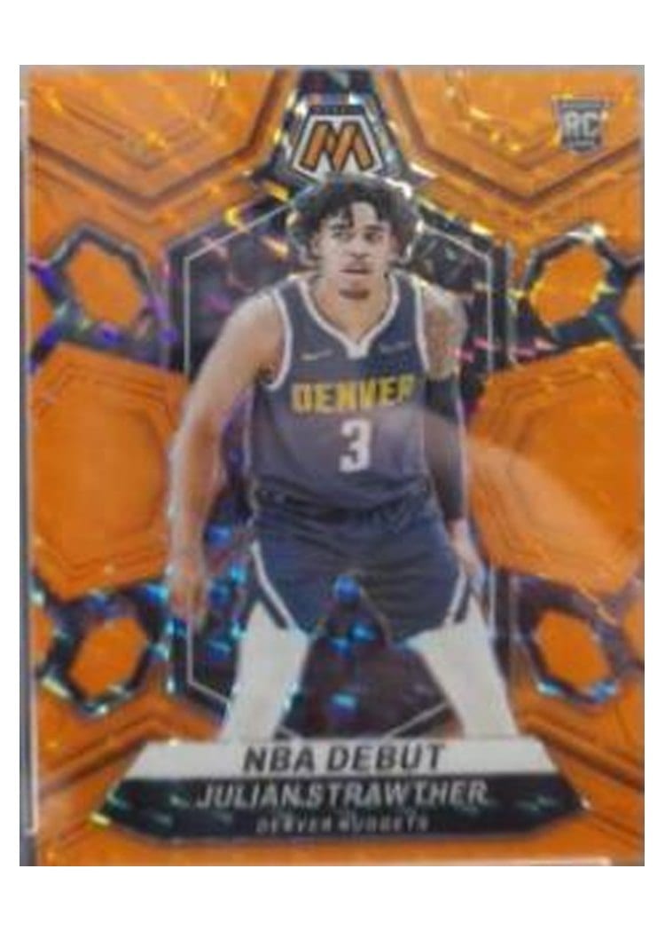 2023-24 Panini Mosaic Base Set Julian Strawther #256 card