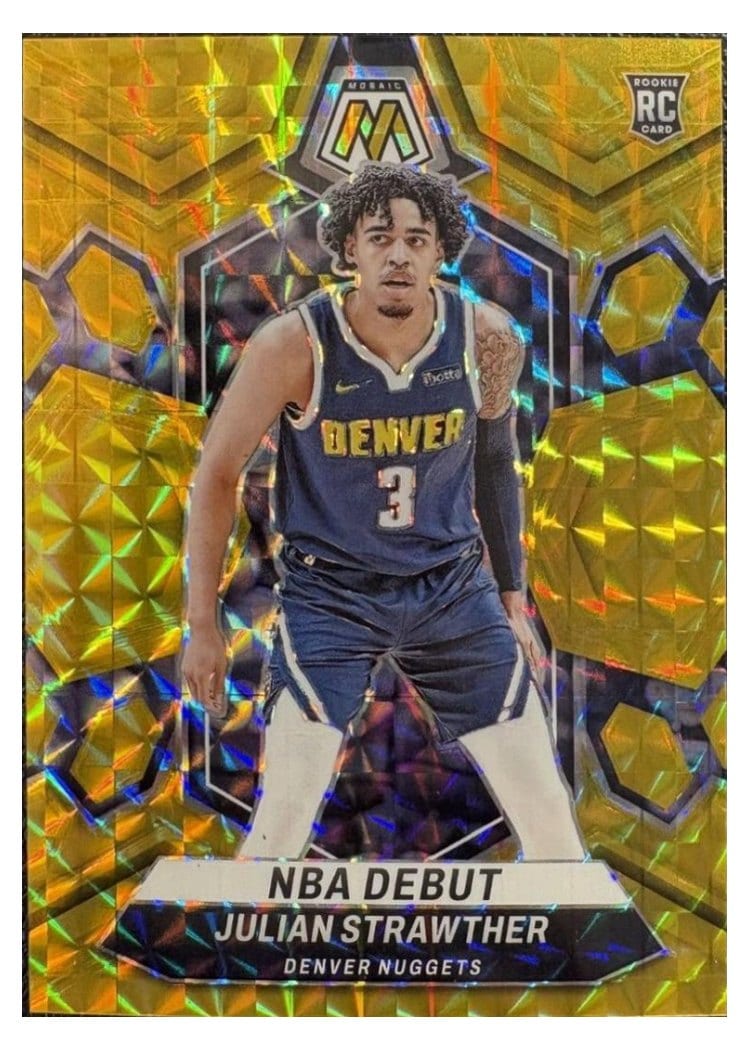 2023-24 Panini Mosaic Base Set Julian Strawther #256 card