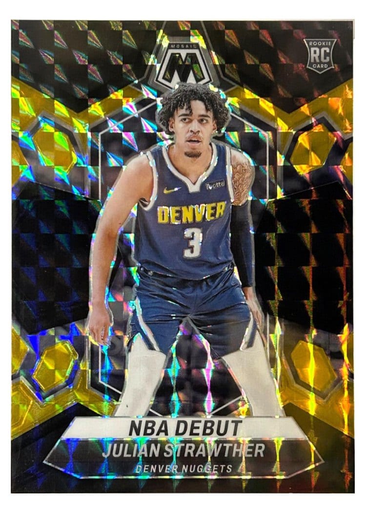 2023-24 Panini Mosaic Base Set Julian Strawther #256 card