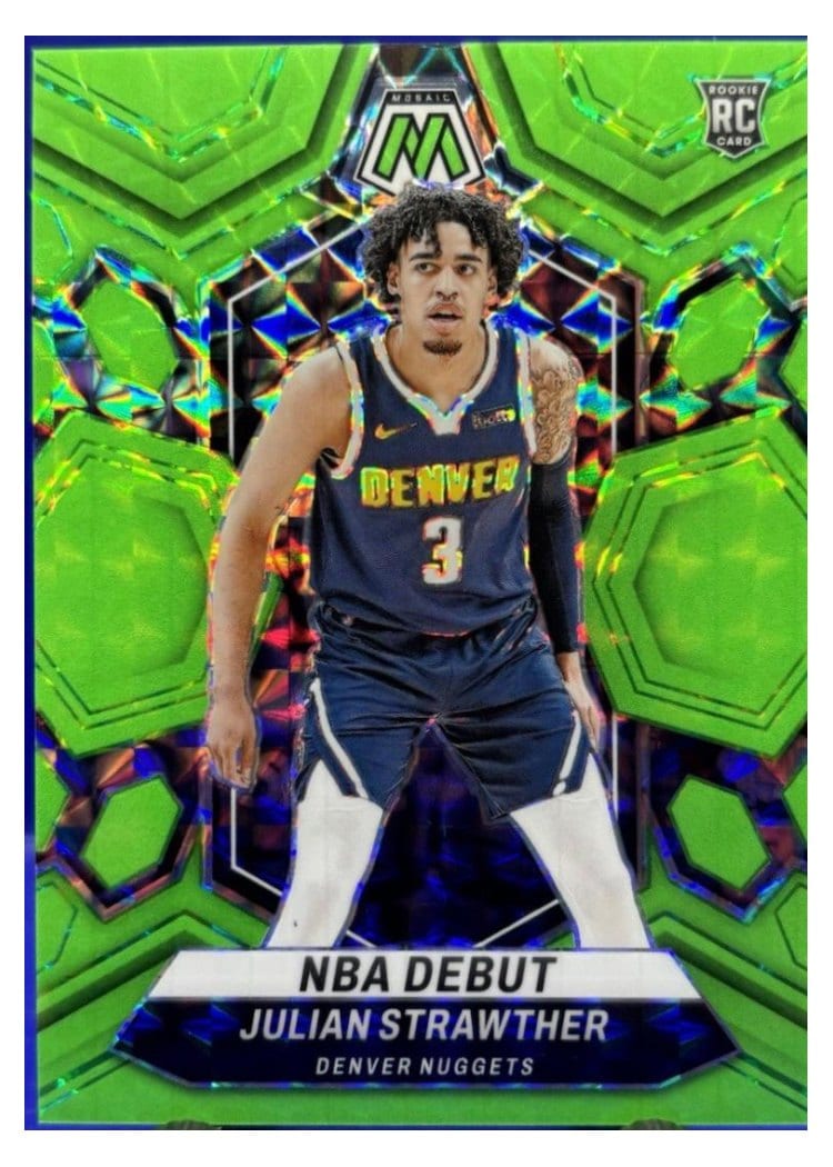2023-24 Panini Mosaic Base Set Julian Strawther #256 card