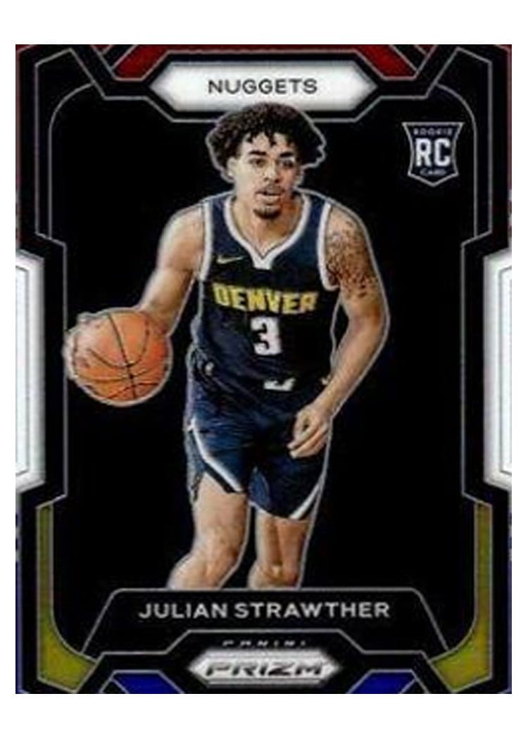 2023-24 Panini Prizm Base Set Julian Strawther #133 card