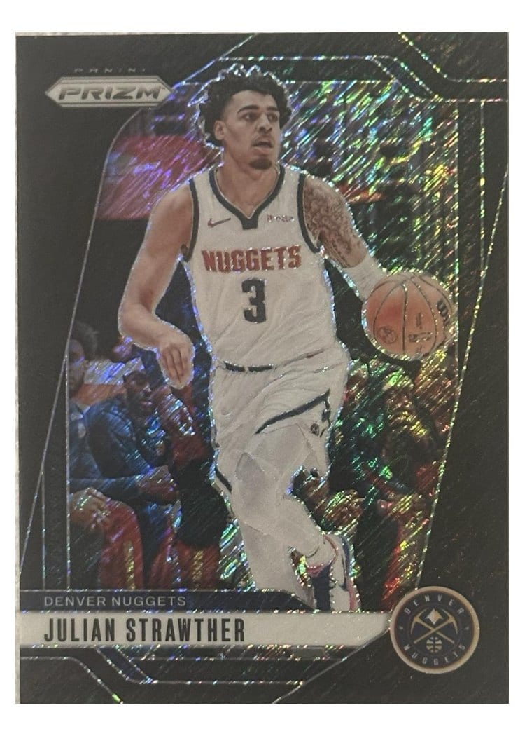 2024-25 Panini Prizm Base Set Julian Strawther Black Shimmer FOTL #92