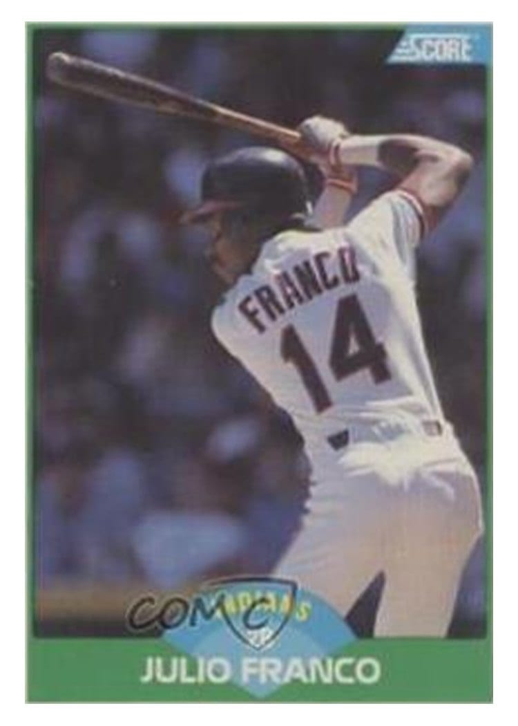 1989 Score Julio Franco #11