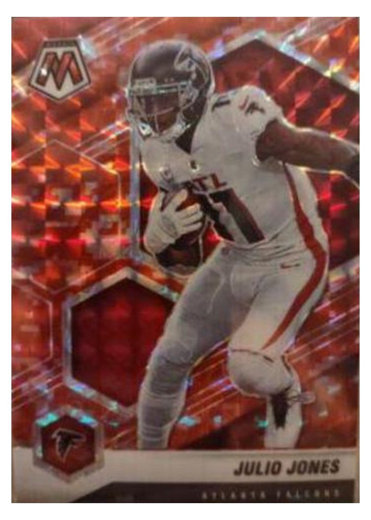 2021 Panini Mosaic Base Set Julio Jones Camo Red Mosaic #15 card