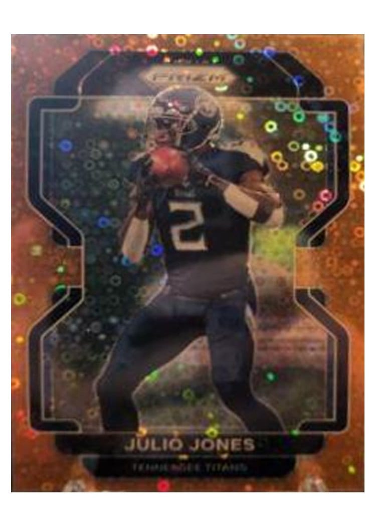 2021 Panini Prizm Base Set Julio Jones Orange Disco Prizm #321 card
