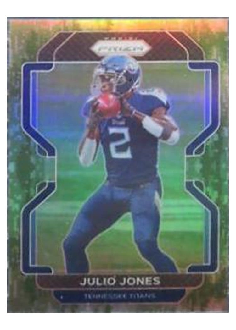 2021 Panini Prizm Base Set Julio Jones Forest Camo Prizm #321 card