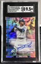 2022 Bowman Chrome Rookie Autographs Julio Rodriguez #CRA-JR card