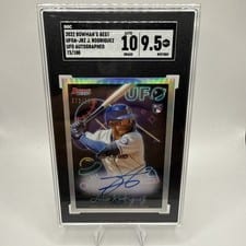 2022 Bowman's Best UFO Autographs Julio Rodriguez #UFOA-JRZ card