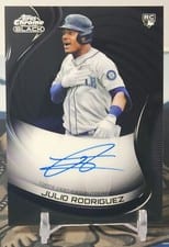 Julio Rodriguez 2022 Topps Chrome Black Autographs card
