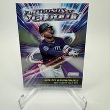 2024 Stadium Club Virtuosos Of Velocity Julio Rodriguez #VV-12 card