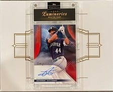 2024 Topps Luminaries Rule the Night Autographs Julio Rodríguez #RN-JR card