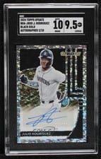 2024 Topps Update Topps Black Gold Autographs Julio Rodríguez #BGA-JROD card