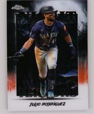 2025 Topps Chrome Update Night Terrors Julio Rodríguez #NT-15 card