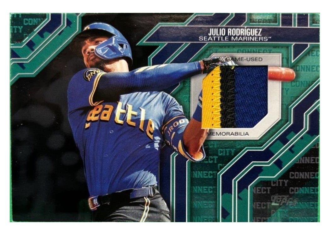 2025 Topps City Connect Swatch Collection Series One Julio Rodríguez #CC-JR