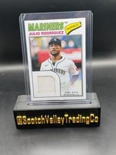 2026 Topps Heritage Real One Relics Julio Rodríguez #ROR-JRO card