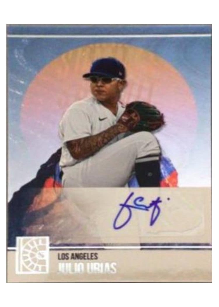 2022 Panini Capstone Summit Signatures Julio Urias #SS-JU card