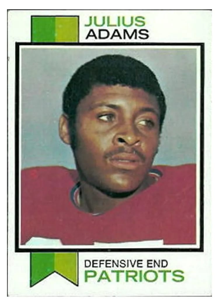 1973 Topps Julius Adams #278 card