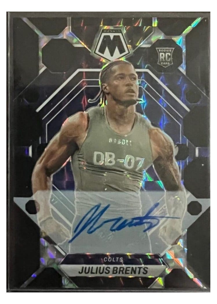 2023 Panini Mosaic Base Set Julius Brents Black #340