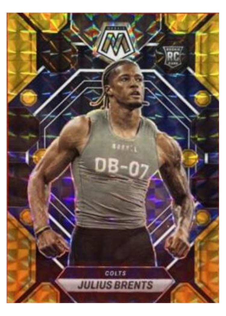 2023 Panini Mosaic Base Set Julius Brents Choice Black Gold #340