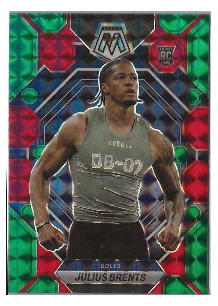 2023 Panini Mosaic Base Set Julius Brents #340 card