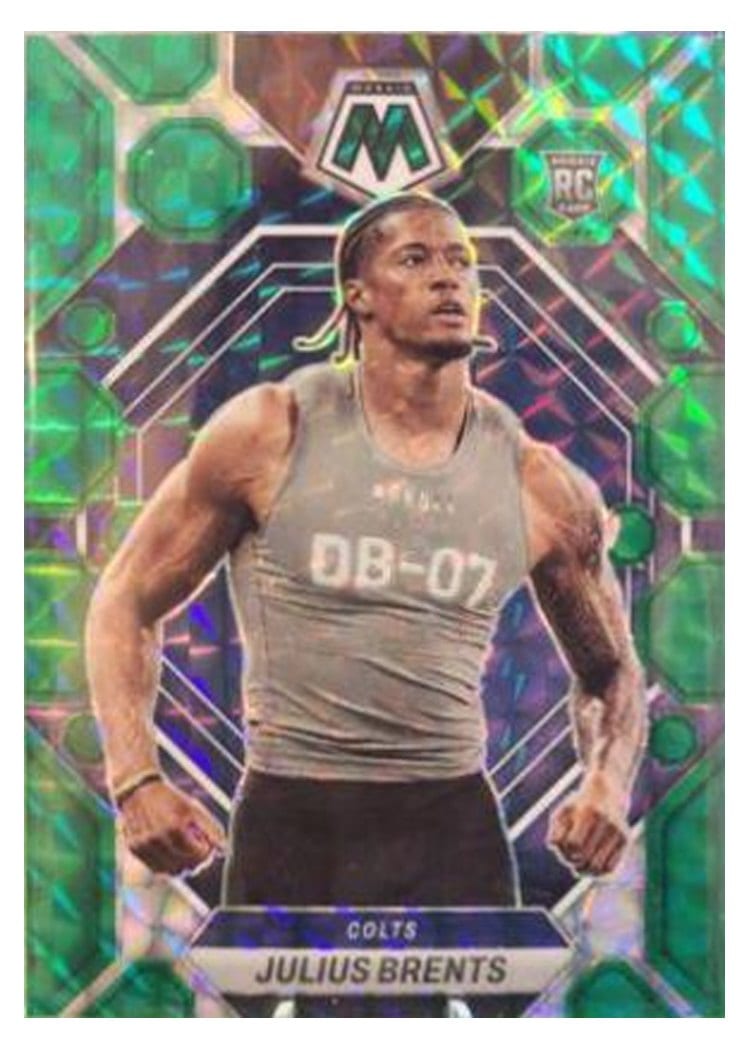 2023 Panini Mosaic Base Set Julius Brents #340 card