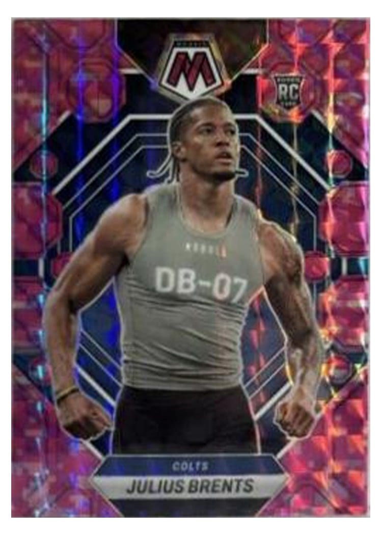 2023 Panini Mosaic Base Set Julius Brents #340 card
