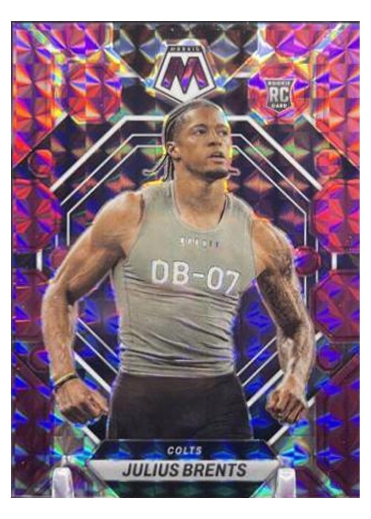 2023 Panini Mosaic Base Set Julius Brents #340 card
