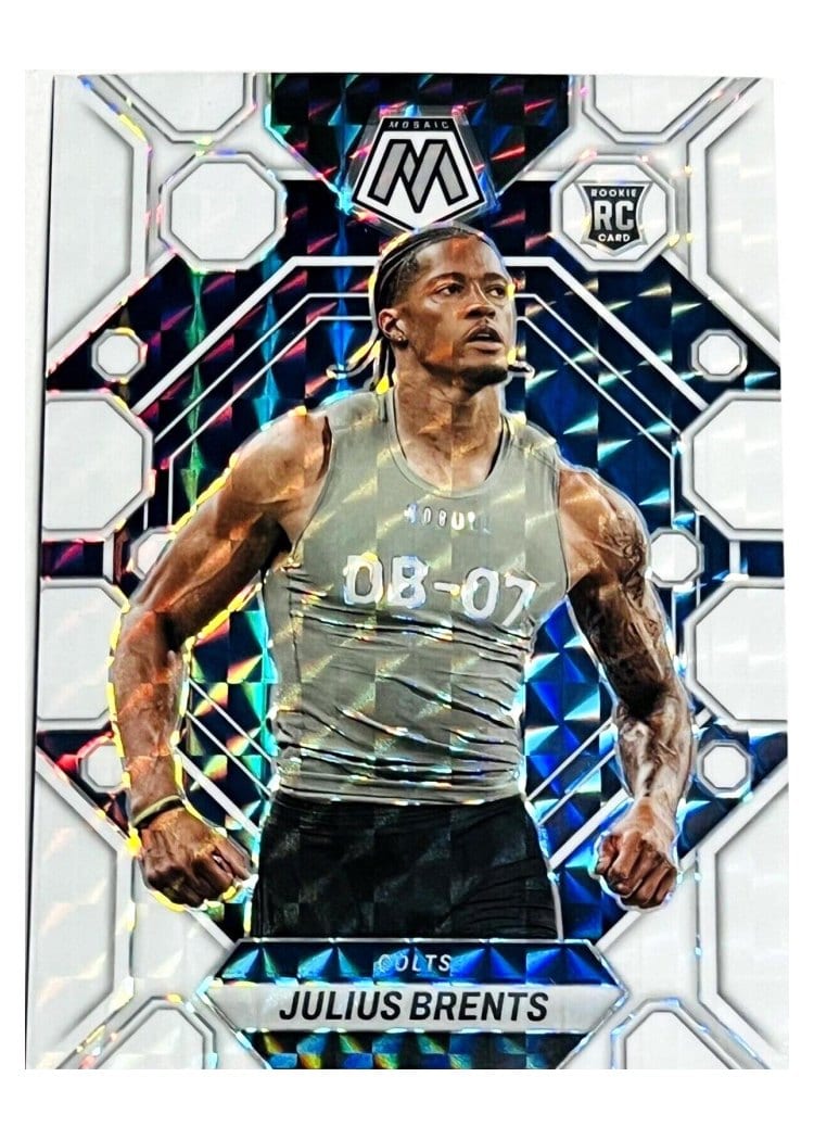 2023 Panini Mosaic Base Set Julius Brents #340 card