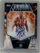 2025 Topps Exalted WWE Wrestling Streamline Signatures Julius Creed #STS-JCD card