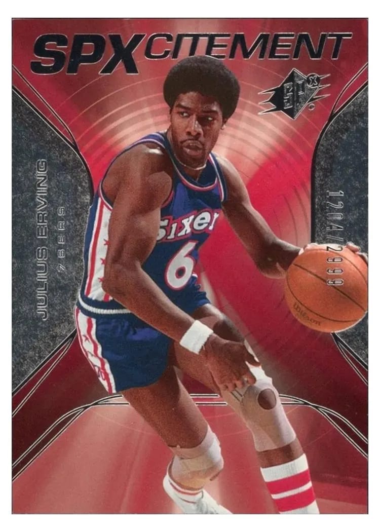 2004 SP Authentic Julius Erving #121 card