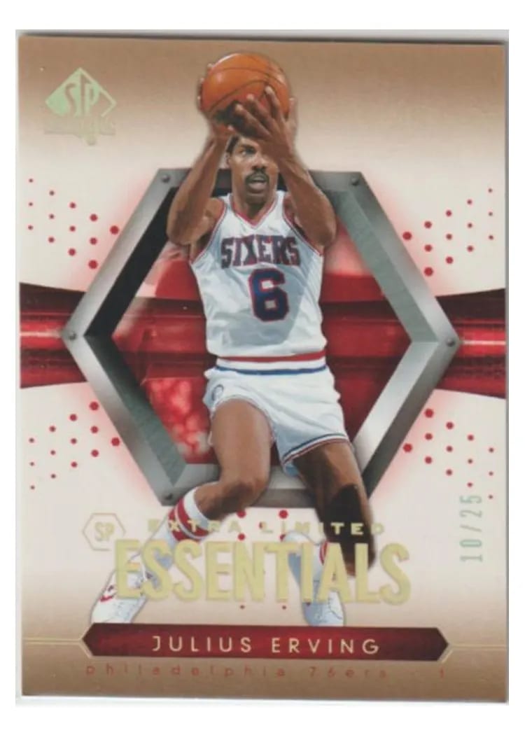 2004 SP Authentic Julius Erving #121 card