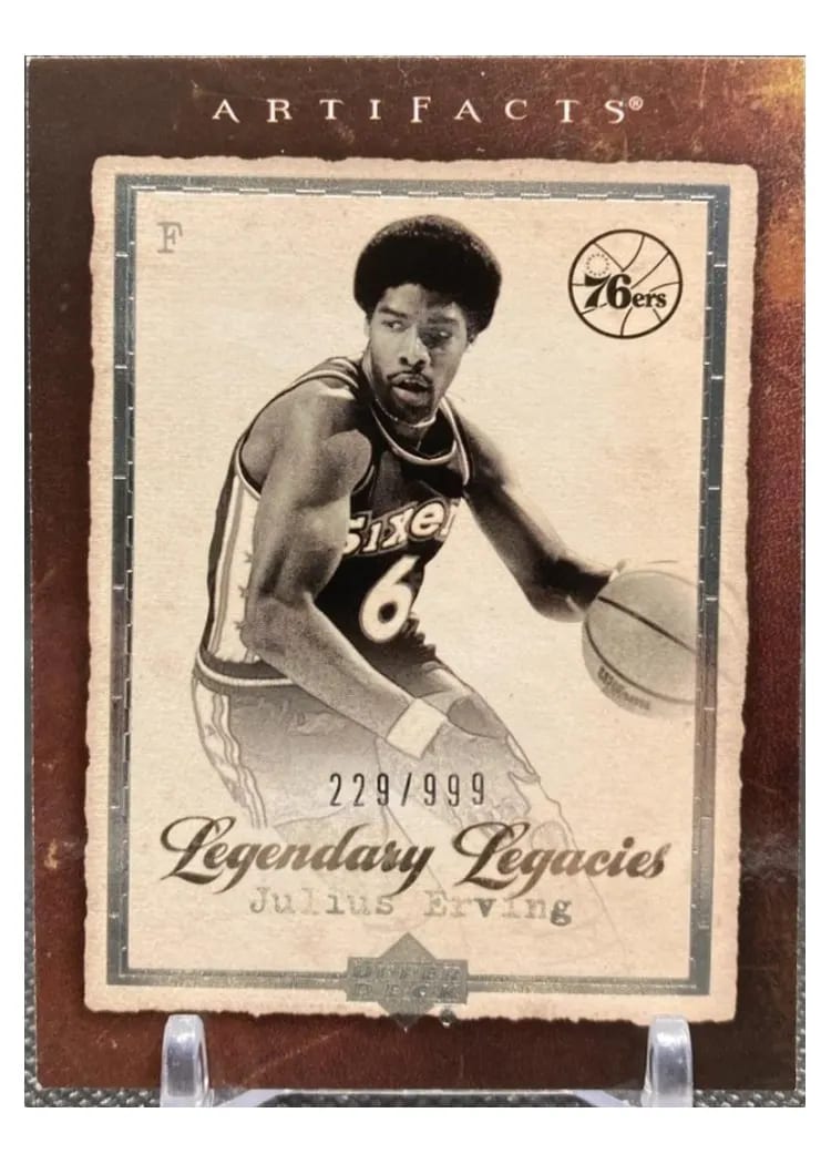 2007 Upper Deck Artifacts Julius Erving #180 card
