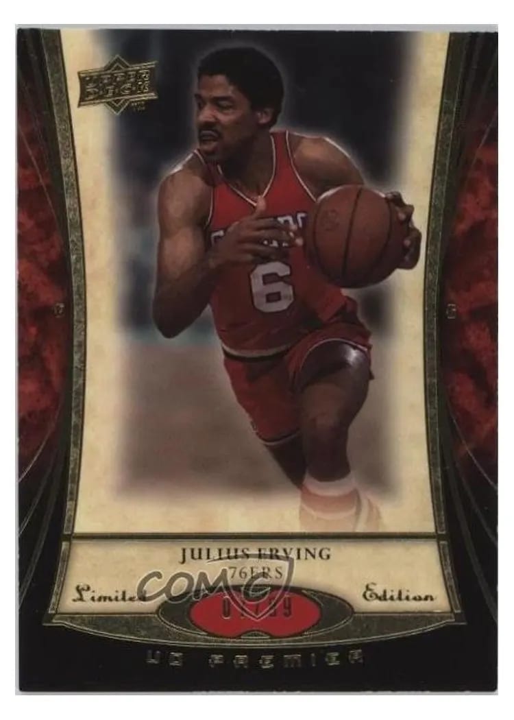 2007 Upper Deck Premier Julius Erving #25 card