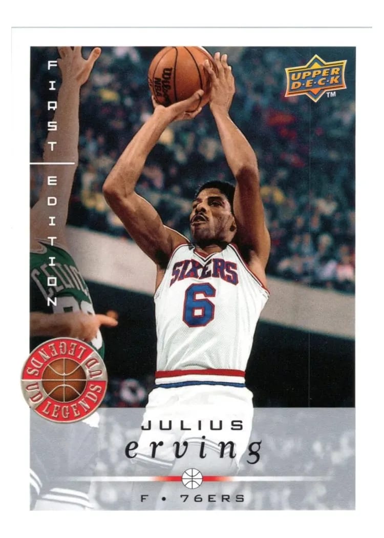 2008 Upper Deck First Edition Julius Erving #218 card