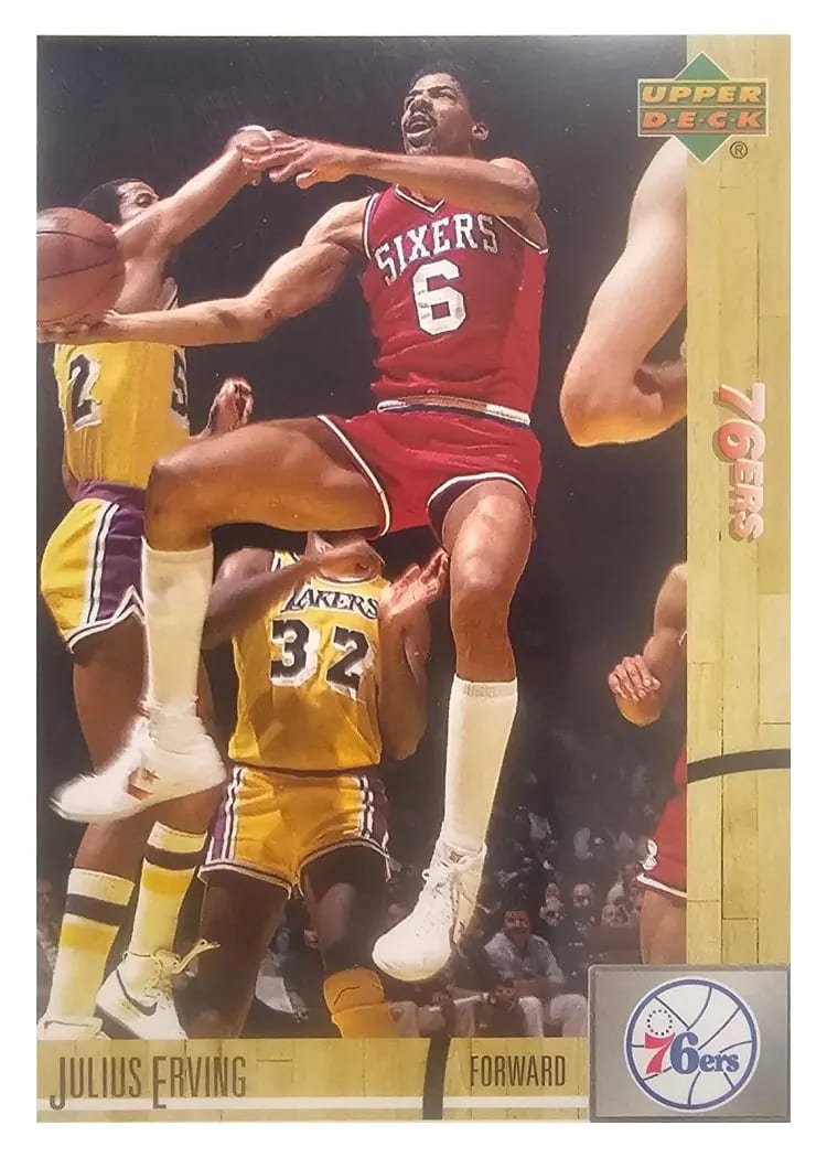 2008 Upper Deck Lineage Julius Erving #5 card