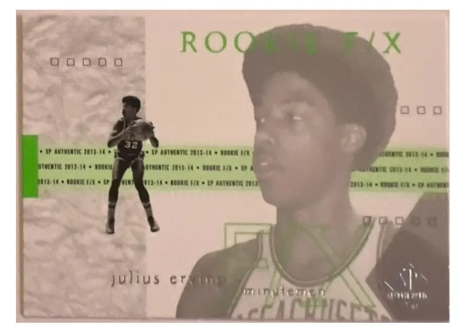 2013 SP Authentic Julius Erving #68 card