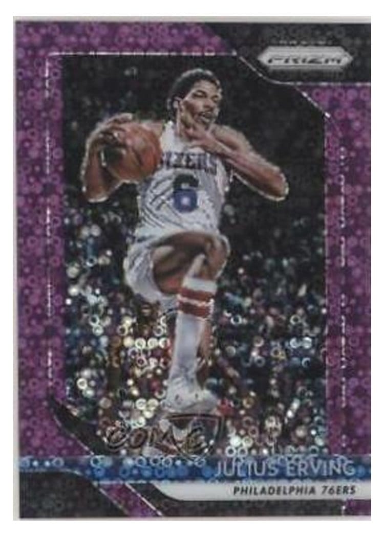 2018-19 Panini Prizm Base Set Julius Erving #95 card