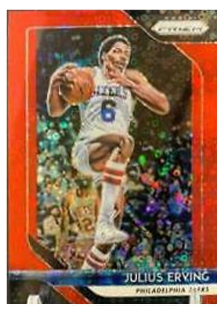 2018-19 Panini Prizm Base Set Julius Erving #95 card