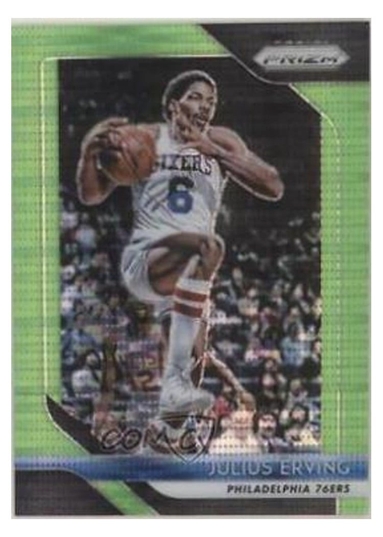 2018-19 Panini Prizm Base Set Julius Erving #95 card