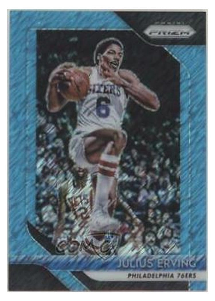 2018-19 Panini Prizm Base Set Julius Erving #95 card