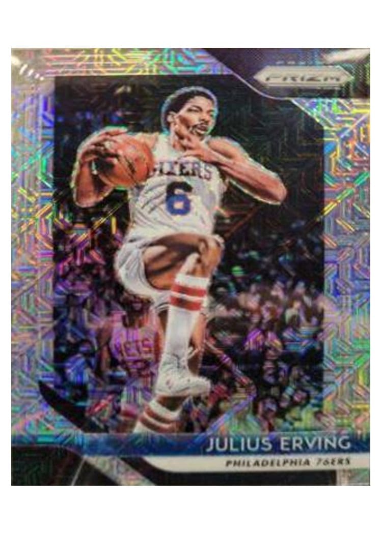 2018-19 Panini Prizm Base Set Julius Erving #95 card