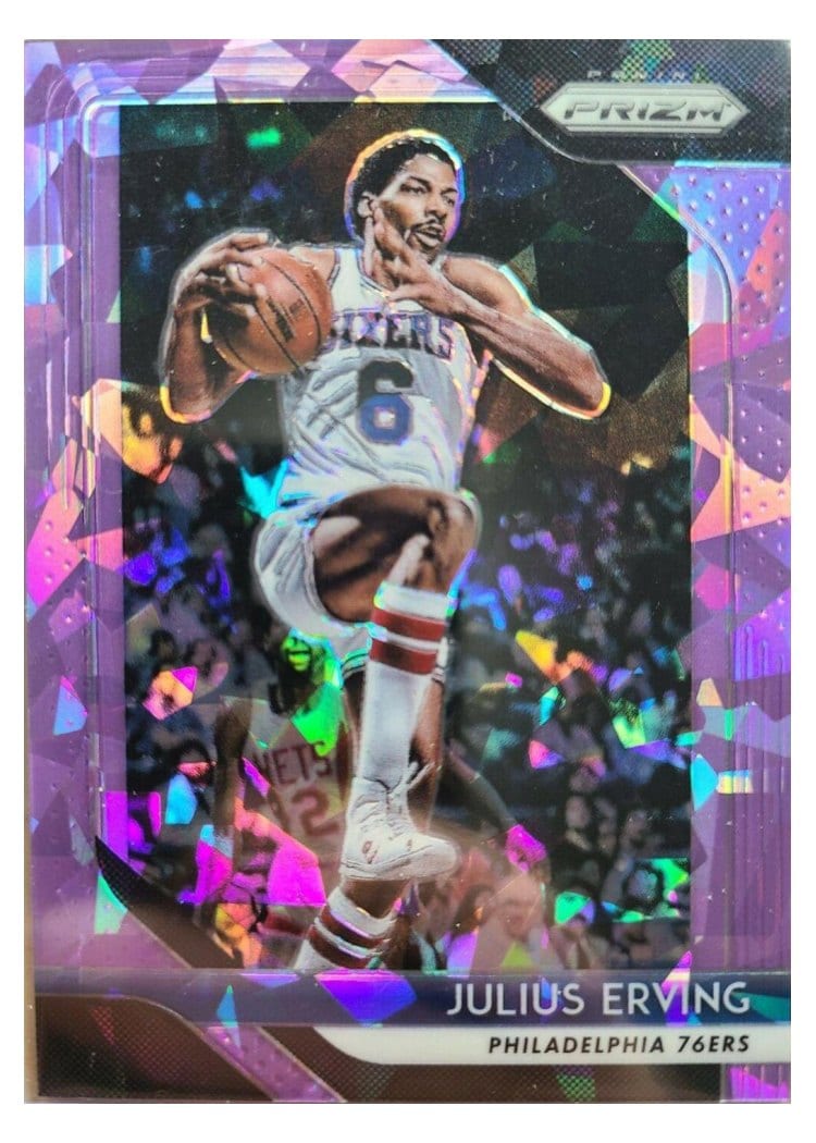 2018-19 Panini Prizm Base Set Julius Erving #95 card