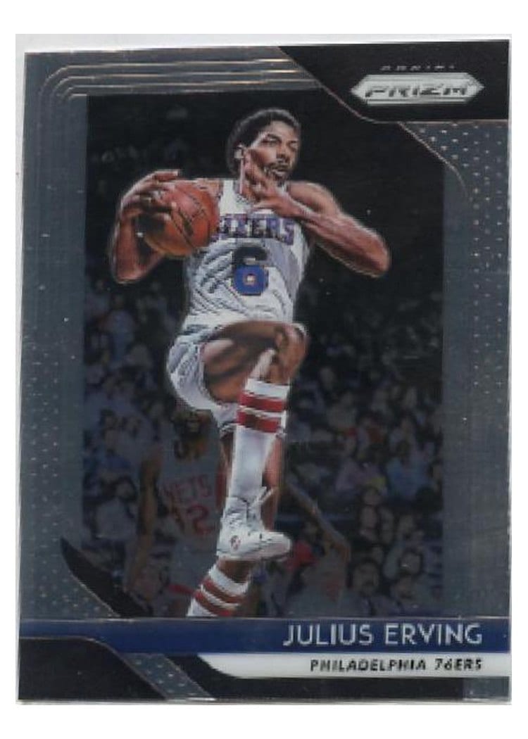 2018-19 Panini Prizm Base Set Julius Erving #95 card