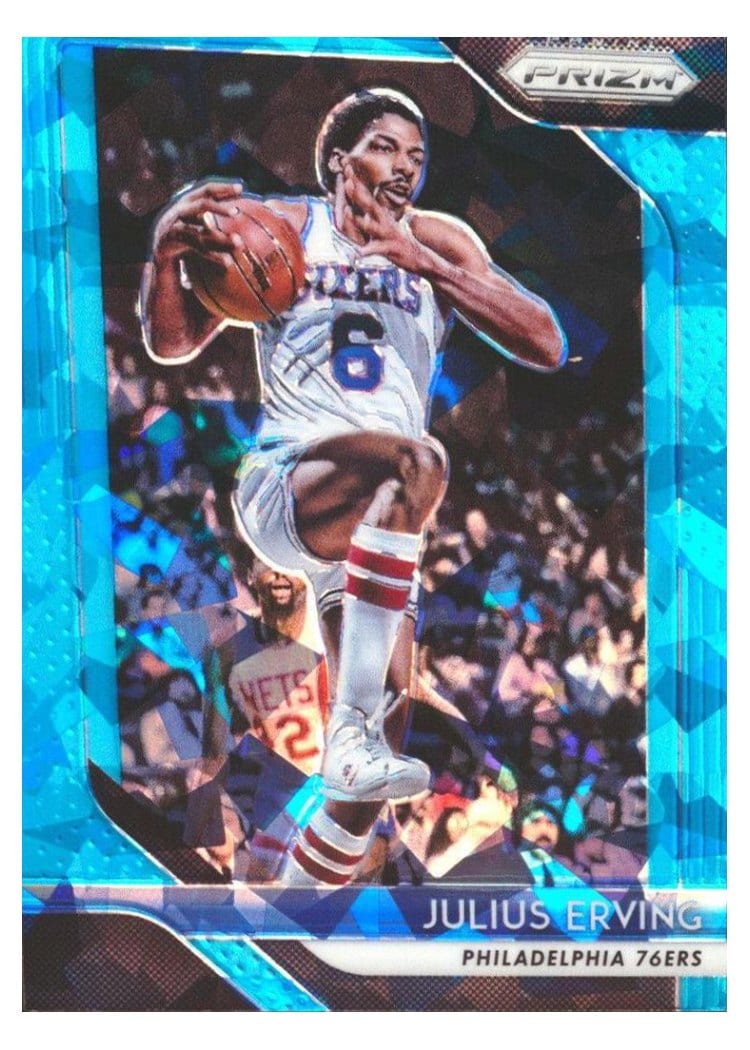 2018-19 Panini Prizm Base Set Julius Erving #95 card