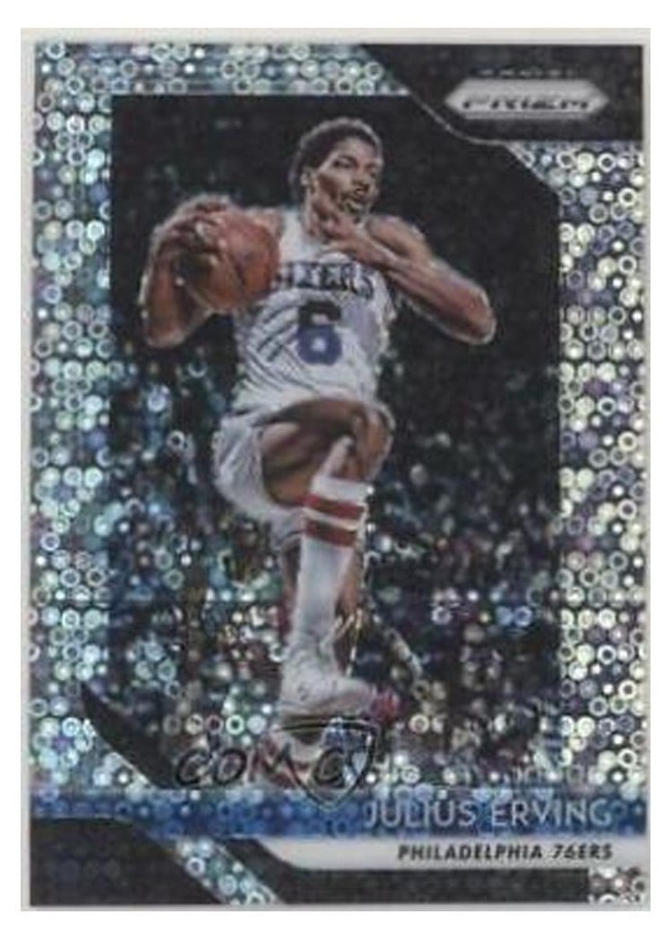 2018-19 Panini Prizm Base Set Julius Erving #95 card