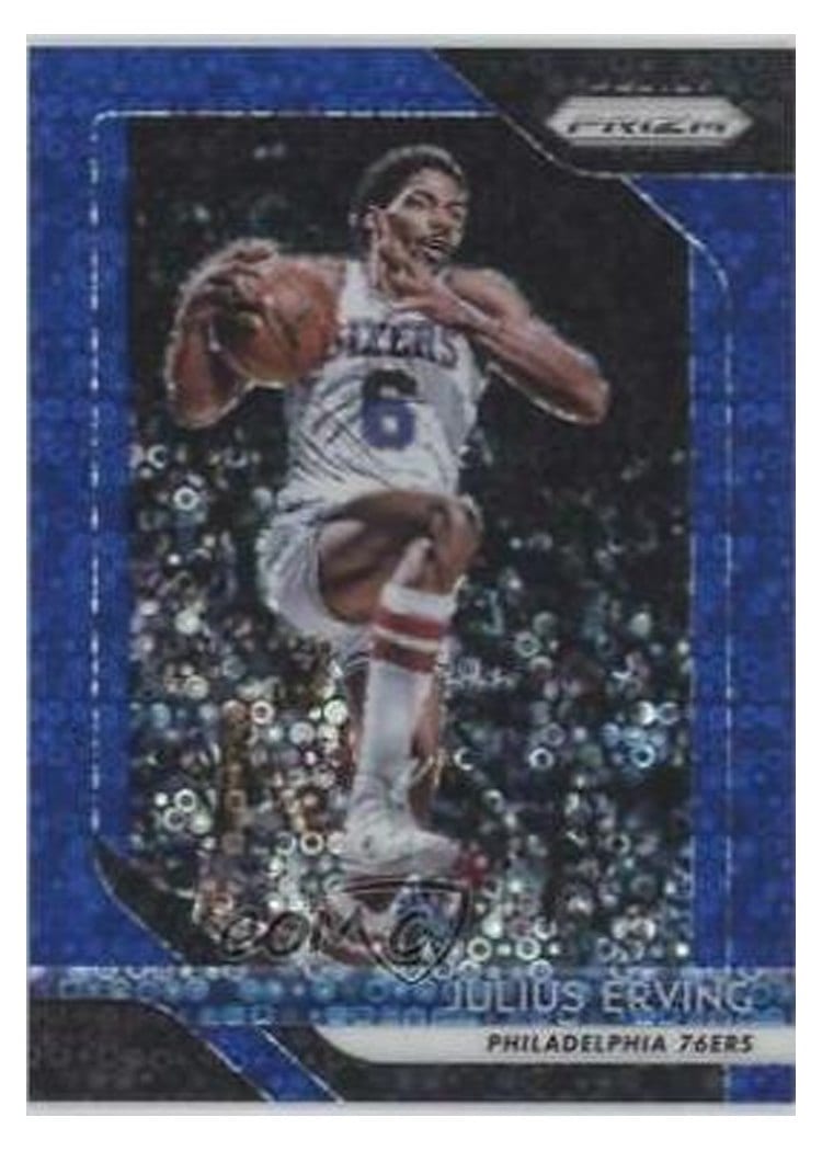 2018-19 Panini Prizm Base Set Julius Erving #95 card