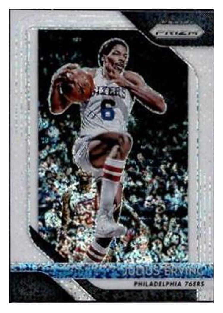2018-19 Panini Prizm Base Set Julius Erving #95 card
