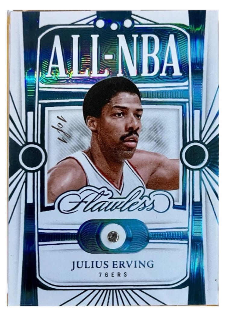 2023-24 Panini Flawless All-NBA Julius Erving #195 card